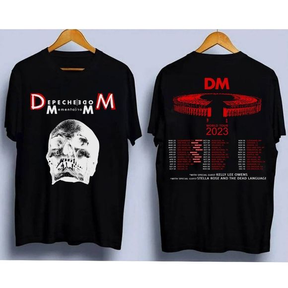 Gildan Tops - Depeche Mode Berlin 2023 Memento Mori Back And Front 2 sided Tshirt